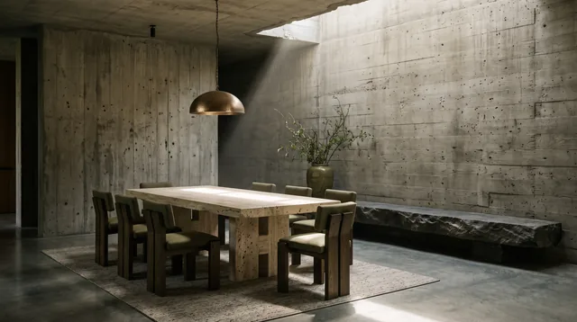 Sculptural / Brutalist Luxe